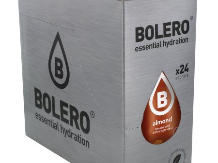 Bolero Bebida Instantánea sin Azúcar, Sabor Almendra - Paquete de 24 x 9 gr - Total: 216 gr Embalaje Deteriorado (Cad: 30 01 2025) Sale