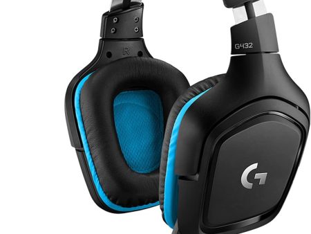 Auriculares Gaming Logitech G432 con Sonido 7.1 Surround y Micrófono Volteable Azul Embalaje Deteriorado Online Sale